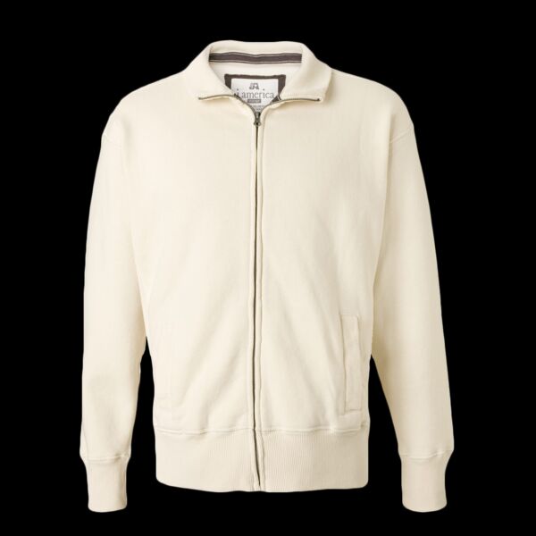 Unisex Vintage Solid Fleece Jacket Thumbnail