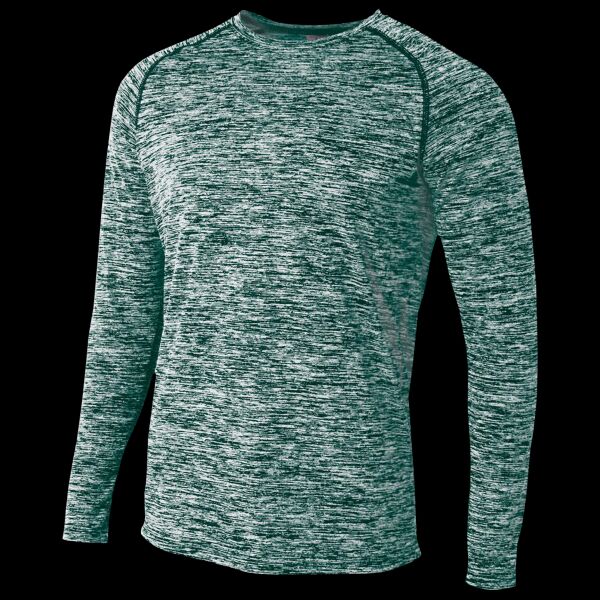 Adult Space Dye Long Sleeve Raglan T-Shirt Thumbnail