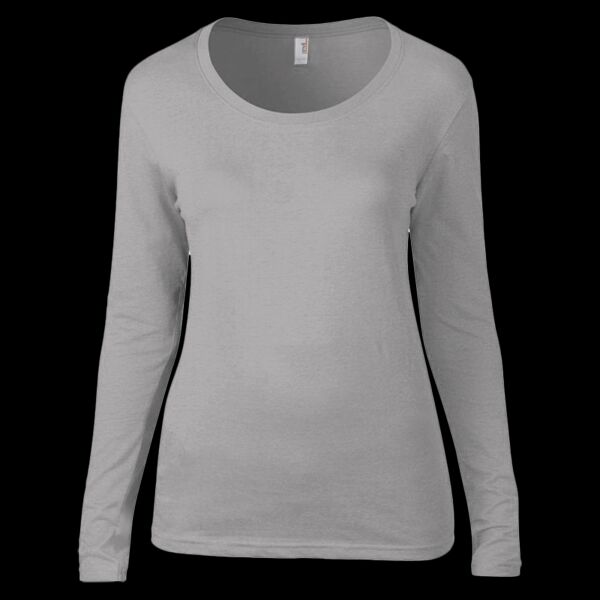 Women's Featherweight Long Sleeve Scoop T-Shirt Thumbnail