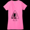 Ladies' Jersey Short-Sleeve Deep V-Neck T-Shirt Thumbnail
