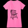 Ladies' Jersey Short-Sleeve Deep V-Neck T-Shirt Thumbnail